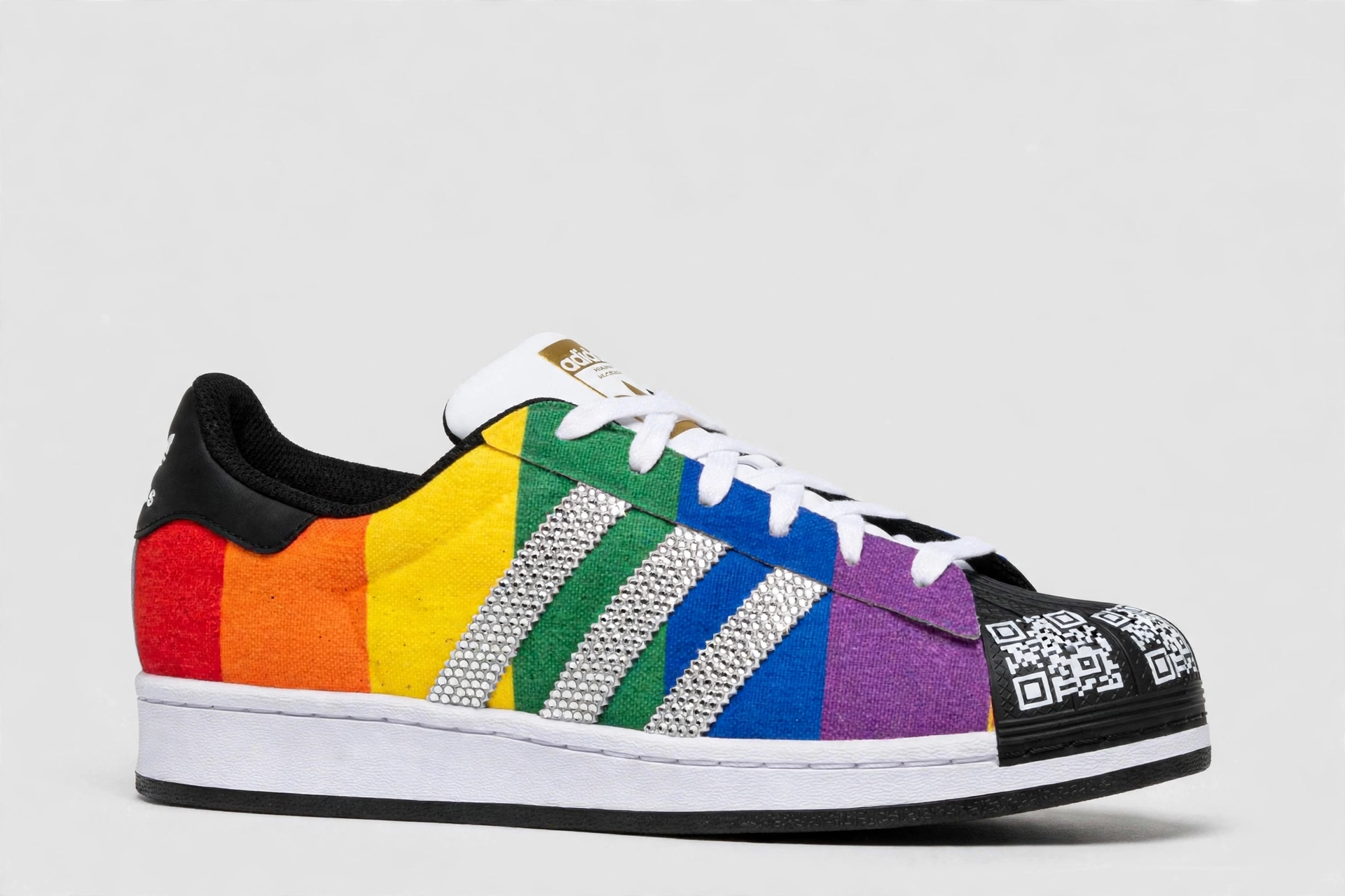 MAGA trainer concept — vertical rainbow crystal edition